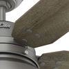image:imageHunter Mill Valley Outdoor or Indoor Ceiling Fan 52 inch Matte BlackMatte Silver