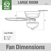image:imageHunter Newsome Indoor Ceiling Fan Pull Chain 42 inch Premier Bronze  with LED Light Low Profile Flush Mount 5 Blades For Bedroom Living Room 51081Fresh White