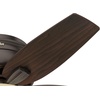 image:imageHunter Newsome Indoor Ceiling Fan Pull Chain 42 inch Premier Bronze  with LED Light Low Profile Flush Mount 5 Blades For Bedroom Living Room 51081Premier Bronze