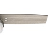 image:imageHunter Sentinel Indoor Ceiling Fan 3 Blades 52 inch Brushed Slate  with LED Light and Remote Control Standard Mount For Bedroom Living Room Kitchen 59211Brushed Slate