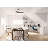 image:imageHunter Sentinel Indoor Ceiling Fan 3 Blades 52 inch Brushed Slate  with LED Light and Remote Control Standard Mount For Bedroom Living Room Kitchen 59211Brushed Slate