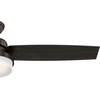 image:imageHunter Sentinel Indoor Ceiling Fan 3 Blades 52 inch Brushed Slate  with LED Light and Remote Control Standard Mount For Bedroom Living Room Kitchen 59211Premier Bronze