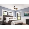 image:imageHunter Swanson Indoor Ceiling Fan with LED Light 52 inch New Bronze  Standard Mount Pull Chain 5 Blades For Bedroom Living Room Kitchen 50901New Bronze