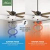 image:imageHunter Swanson Indoor Ceiling Fan with LED Light 52 inch New Bronze  Standard Mount Pull Chain 5 Blades For Bedroom Living Room Kitchen 50901New Bronze