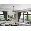 image:imageHunter Swanson Indoor Ceiling Fan with LED Lights 44 inch New Bronze  Standard Mount Pull Chain 5 Blades For Bedroom Living Room Kitchen 50881Matte Silver