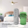 image:imageHunter Universal Fan Light Remote Control Replacement Dove Grey  Ceiling Fan Remote Control Kit with Wall Mount amp Receiver Manages Speed Light amp Dimming Compatible w Most Brands 99770Multifunction Remote  Receiver
