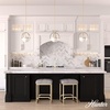 image:imageHunter Wedgefield Hanging Globe Pendant Light Alturas Gold  Modern Lighting Fixture for Kitchen Island Bedroom or Living Room Customizable Hanging Options for Ceiling 19234Alturas Gold