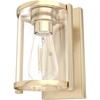 image:imageHunter  Astwood 1light Polished Nickel Small Sconce Light Dimmable Caged Style for Bedrooms Kitchens Foyers Bathrooms  19961Alturas Gold