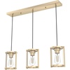 image:imageHunter  Astwood 3light Alturas Gold Large Cluster Light Dimmable Caged Style Linear Shaped for Bedrooms Kitchens Dining Living Rooms  19954