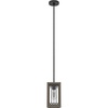 image:imageHunter  Chevron 1light Rustic Iron Mini Pendant Light Dimmable Casual Style Rectangle Shaped for Bedrooms Kitchens Dining Living Rooms  19973