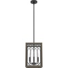 image:imageHunter  Chevron 4light Rustic Iron Medium Size Pendant Light Dimmable Casual Style for Bedrooms Kitchens Dining Living Rooms  19369Rustic Iron