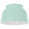 image:imageHunter  Cranbrook 1Light Mint Medium Size Flush Mount Light Dimmable Modern Style Bell Shaped for Bedrooms Kitchens Foyers Bathrooms  19171
