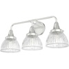 image:imageHunter  Cypress Grove 3light Brushed Nickel Medium Size Vanity Light Dimmable Transitional Style for Bedrooms Kitchens Foyers Bathrooms  19353