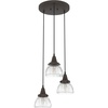 image:imageHunter  Cypress Grove 3light Onyx Bengal Medium Size Cluster Light Dimmable Transitional Style Round Shaped for Bedrooms Kitchens Dining Living Rooms  19183