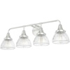 image:imageHunter  Cypress Grove 4light Brushed Nickel Medium Size Vanity Light Dimmable Transitional Style for Bedrooms Kitchens Foyers Bathrooms  19354