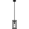 image:imageHunter  Doherty 1light Natural Black Iron Mini Pendant Light Dimmable Casual Style Rectangle Shaped for Bedrooms Kitchens Dining Living Rooms  19755