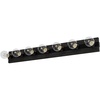 image:imageHunter  Donelson 7Light Natural Black Iron Large Vanity Light Dimmable Rustic Style for Bedrooms Kitchens Foyers Bathrooms  13053