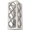 image:imageHunter  Gablecrest 1Light Distressed White Small Sconce Light Dimmable Transitional Style for Bedrooms Kitchens Foyers Bathrooms  19376