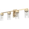 image:imageHunter  Gatz 4light Alturas Gold Medium Size Vanity Light Dimmable Modern Style for Bedrooms Kitchens Foyers Bathrooms  19686
