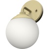 image:imageHunter  Hepburn 1light Brushed Nickel Small Sconce Light Dimmable Modern Style for Bedrooms Kitchens Foyers Bathrooms  19176Painted Modern Brass