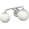 image:imageHunter  Hepburn 2light Brushed Nickel Medium Size Vanity Light Dimmable Modern Style for Bedrooms Kitchens Foyers Bathrooms  19168Brushed Nickel