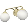 image:imageHunter  Hepburn 2light Brushed Nickel Medium Size Vanity Light Dimmable Modern Style for Bedrooms Kitchens Foyers Bathrooms  19168Painted Modern Brass