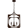 image:imageHunter  Highland Hill 4light Textured Rust Medium Size Pendant Light Dimmable Formal Style Lantern Shaped for Bedrooms Kitchens Dining Living Rooms  19981