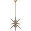 image:imageHunter  Jupiter Star 12light Alturas Gold Medium Size Pendant Light Dimmable Mid Century Modern Style Sputnik Shaped for Bedrooms Kitchens Dining Living Rooms  19339Alturas Gold