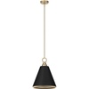 image:imageHunter  Klein 1Light Alturas Gold Casual Style Dimmable Medium Size Pendant Light for Bedrooms Kitchens Dining Living Rooms  19444