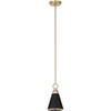 image:imageHunter  Klein 1Light Alturas Gold Mini Pendant Light Dimmable Casual Style Cone Shaped for Bedrooms Kitchens Dining Living Rooms  19442