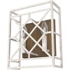 image:imageHunter  Langwood 2Light Distressed White Medium Size Sconce Light Dimmable Rustic Style for Bedrooms Kitchens Foyers Bathrooms  19336