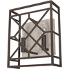 image:imageHunter  Langwood 2Light Onyx Bengal Medium Size Sconce Light Dimmable Rustic Style for Bedrooms Kitchens Foyers Bathrooms  19335