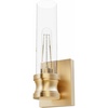 image:imageHunter  Lenlock 1Light Alturas Gold Small Sconce Light Dimmable Modern Style for Bedrooms Kitchens Foyers Bathrooms  19907