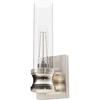 image:imageHunter  Lenlock 1light Brushed Nickel Small Sconce Light Dimmable Modern Style for Bedrooms Kitchens Foyers Bathrooms  19905