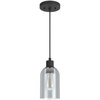 image:imageHunter  Lochemeade 1light Natural Black Iron Mini Pendant Light Dimmable Modern Style Cylinder Shaped for Bedrooms Kitchens Dining Living Rooms  19201