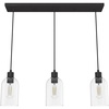 image:imageHunter  Lochemeade 3light Noble Bronze Large Cluster Light Dimmable Modern Style Linear Shaped for Bedrooms Kitchens Dining Living Rooms  19722