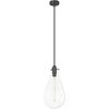 image:imageHunter  Lundin 1light Noble Bronze Medium Size Pendant Light Dimmable Formal Style Teardrop Shaped for Bedrooms Kitchens Dining Living Rooms  19565
