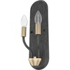 image:imageHunter  Merlin 2Light Rustic Iron Industrial Style Dimmable Small Sconce Light for Bedrooms Kitchens Foyers Bathrooms  19801