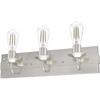 image:imageHunter  Perch Point 3light Brushed Nickel Medium Size Vanity Light Dimmable Casual Style for Bedrooms Kitchens Foyers Bathrooms  19433