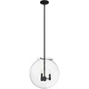 image:imageHunter  Sacha 3light Natural Black Iron Medium Size Pendant Light Dimmable Modern Style Globe Shaped for Bedrooms Kitchens Dining Living Rooms  19658Natural Iron