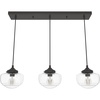 image:imageHunter  Saddle Creek 3light Noble Bronze Large Cluster Light Dimmable Schoolhouse Style Linear Shaped for Bedrooms Kitchens Dining Living Rooms  19499