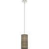 image:imageHunter  Solhaven 1light Warm Grey Oak Mini Pendant Light Dimmable Modern Style Cylinder Shaped for Bedrooms Kitchens Dining Living Rooms  19241