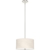 image:imageHunter  Solhaven 2light Bleached Alder Medium Size Pendant Light Dimmable Modern Style Drum Shaped for Bedrooms Kitchens Dining Living Rooms  19243