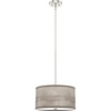 image:imageHunter  Solhaven 2light Light Grey Oak Medium Size Pendant Light Dimmable Modern Style Drum Shaped for Bedrooms Kitchens Dining Living Rooms  19242