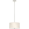 image:imageHunter  Solhaven 3light Bleached Alder Medium Size Pendant Light Dimmable Modern Style Drum Shaped for Bedrooms Kitchens Dining Living Rooms  19380