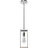 image:imageHunter  Squire Manor 1light Chrome Mini Pendant Light Dimmable Modern Style Rectangle Shaped for Bedrooms Kitchens Dining Living Rooms  19110