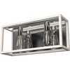 image:imageHunter  Squire Manor 2light Distressed White Medium Size Vanity Light Dimmable Modern Style for Bedrooms Kitchens Foyers Bathrooms  19035