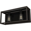 image:imageHunter  Squire Manor 2light Matte Black Medium Size Vanity Light Dimmable Modern Style for Bedrooms Kitchens Foyers Bathrooms  19671