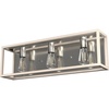 image:imageHunter  Squire Manor 3light Brushed Nickel Medium Size Vanity Light Dimmable Modern Style for Bedrooms Kitchens Foyers Bathrooms  19674