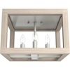 image:imageHunter  Squire Manor 4light Matte Black Medium Size Flush Mount Light Dimmable Modern Style for Bedrooms Kitchens Dining Living Rooms  19088Brushed Nickel